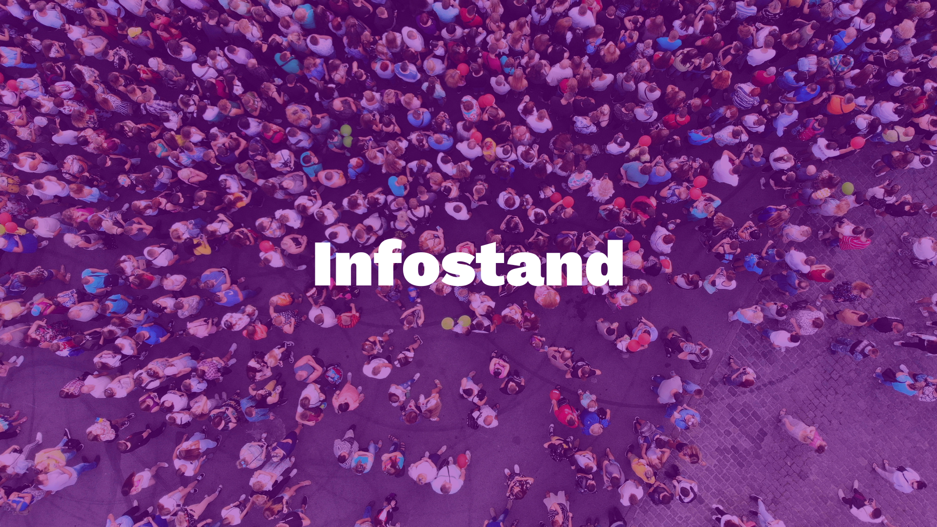 Ottensen: Infostand (NO-Olympia)