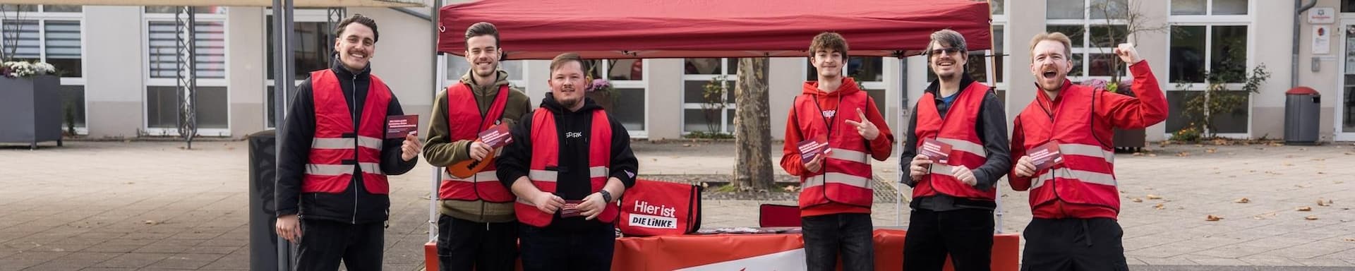 Infostand zur Kommunalwahl mit Sören Pellmann, MdB