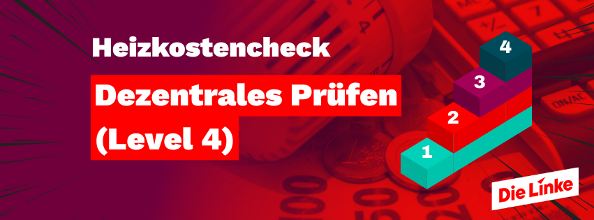 Heizkostencheck – Dezentrales Prüfen (Level 4)