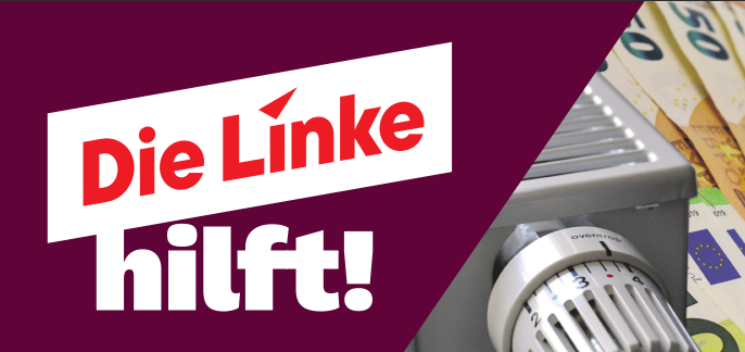 Stecken für die Heizkostenaktion in Pankow-Süd