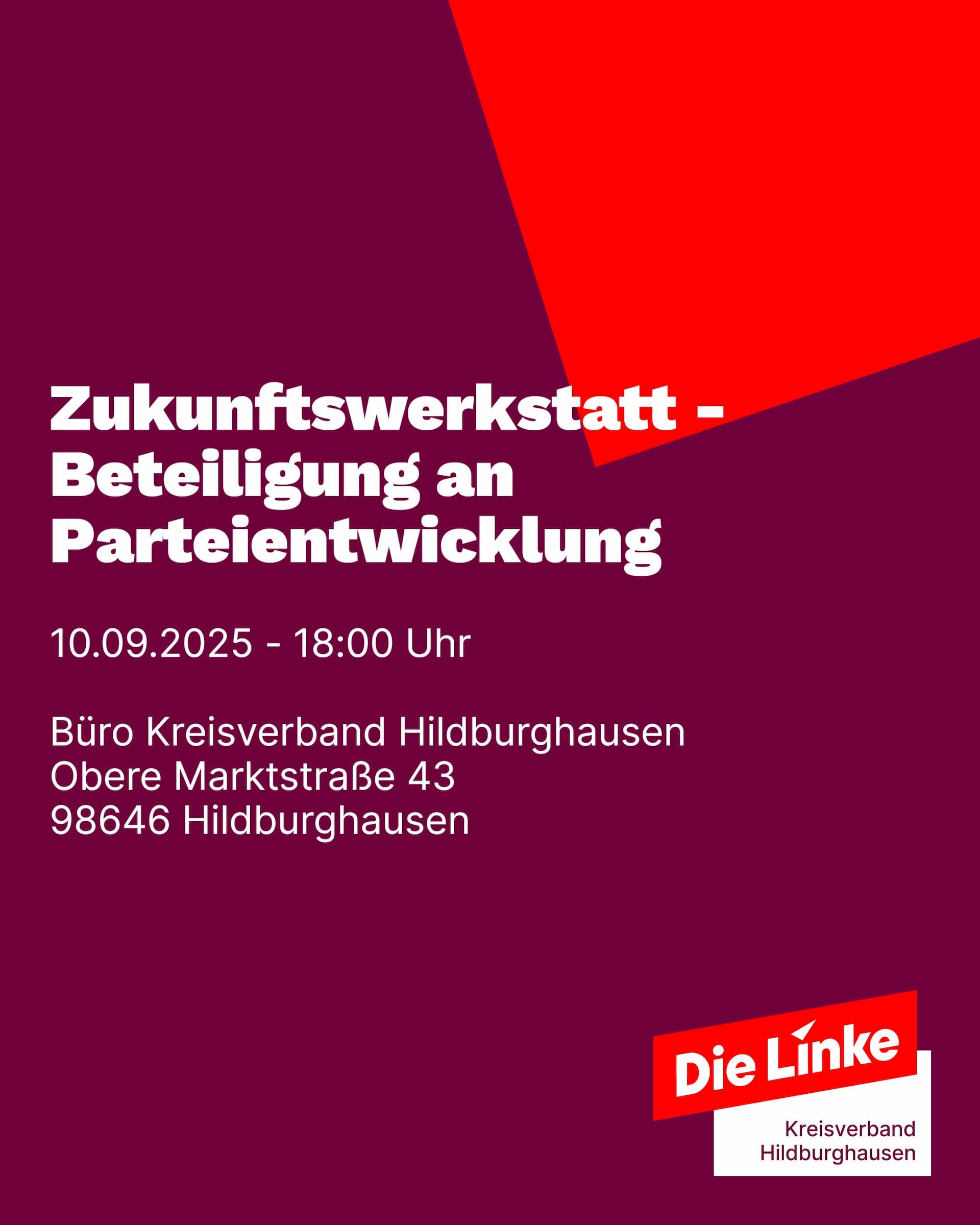 Zukunftswerkstatt Phase 1 KV Hildburghausen